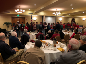 Dr. Joel Wilson and the Claremont High School Choir